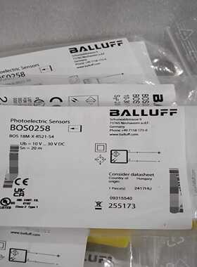 巴鲁夫BALLUFF接近开关 BOS0258~议价