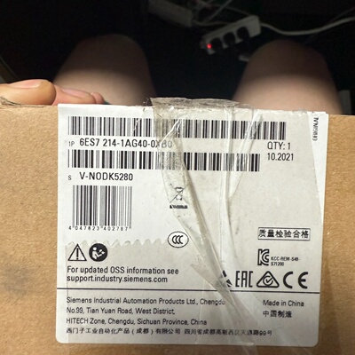 6ES72141AG400XB0西门子CPU模块全新原议价