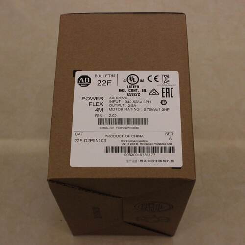议价罗克韦尔PowerFlex40P 变频器22D-D2P3N104 AB全新 22DD2P3N1