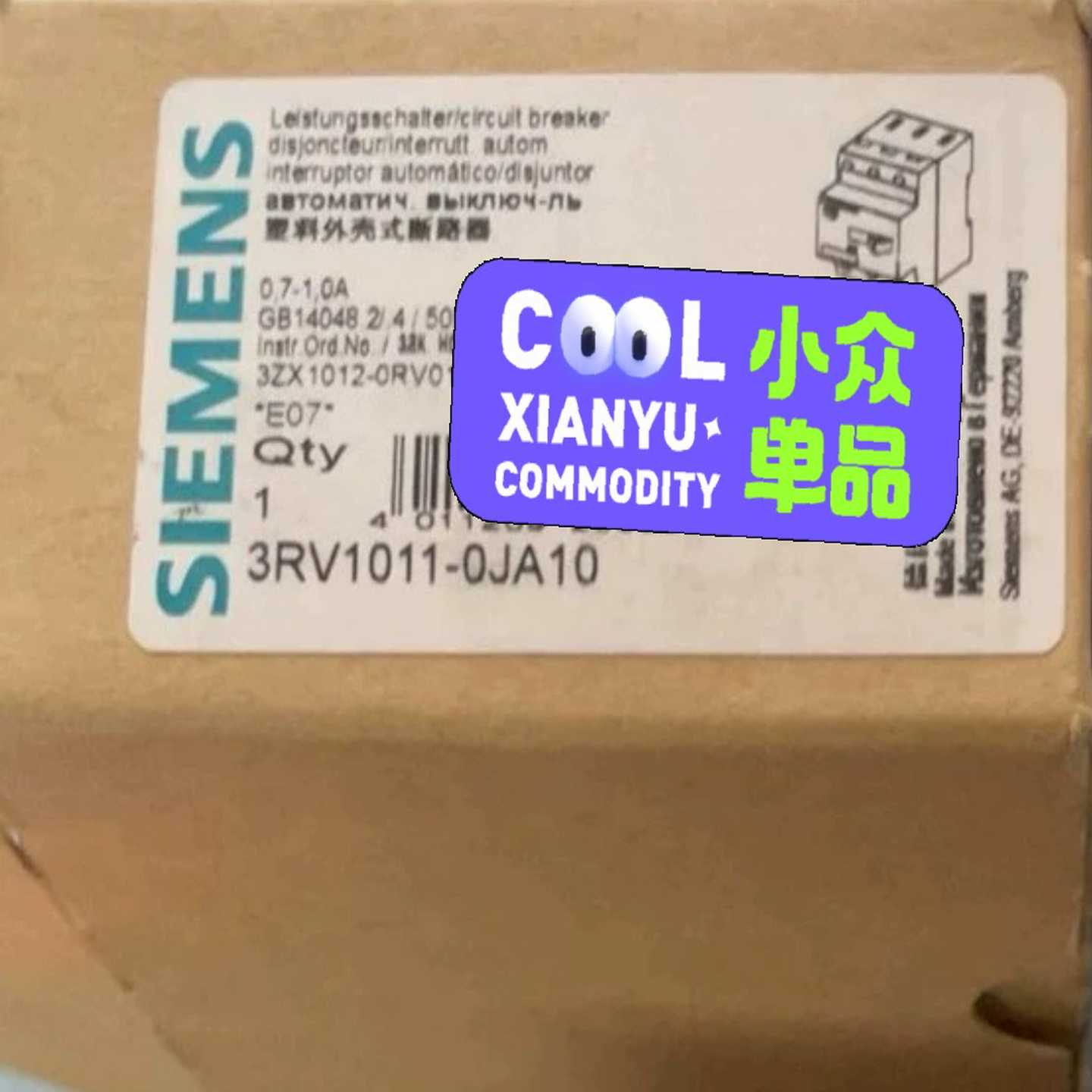马达断路器3RV1011-0JA10库存货！询价