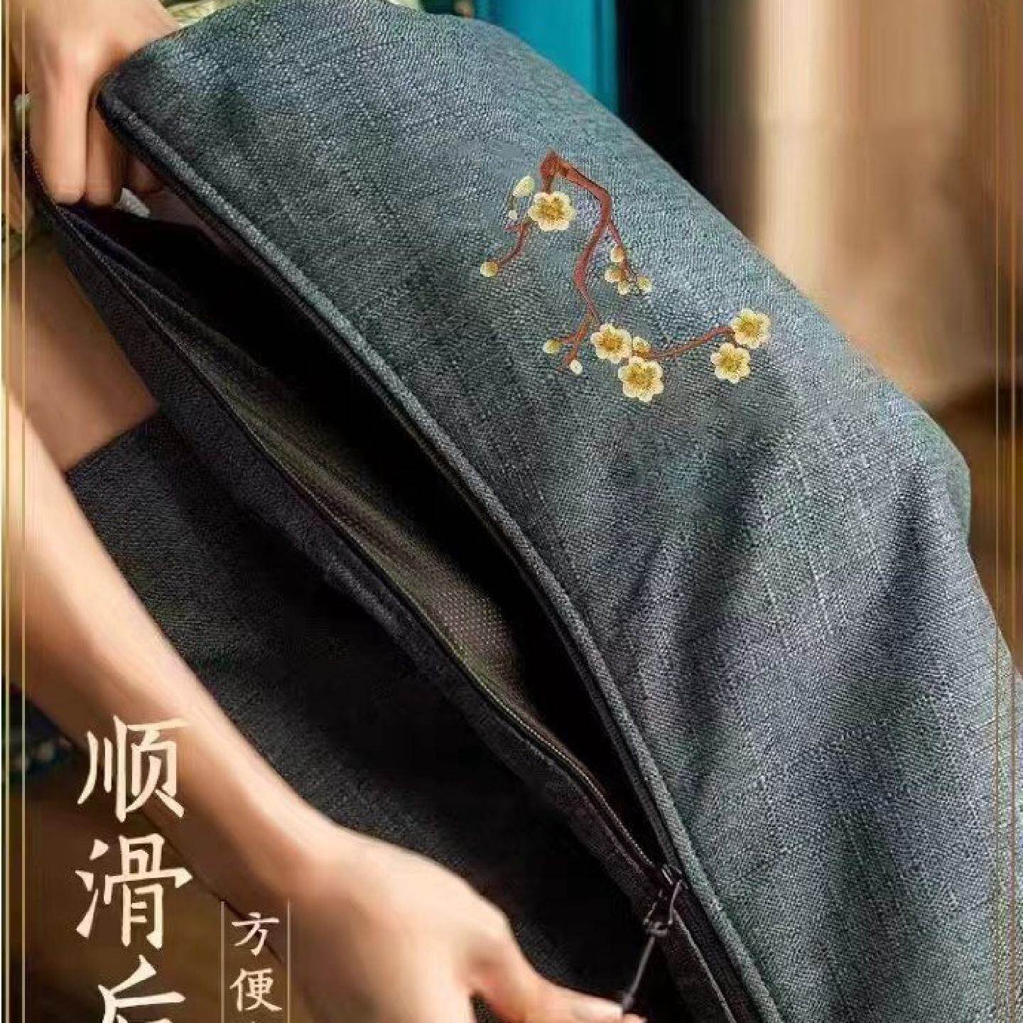 电加热长筒靴艾绒热敷理疗艾灸靴老寒腿护膝关节暖靴厂家批发保健
