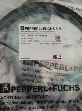 议价ML100-8-1000-RT/102/115倍加福漫反射型光电传感器 货号:210