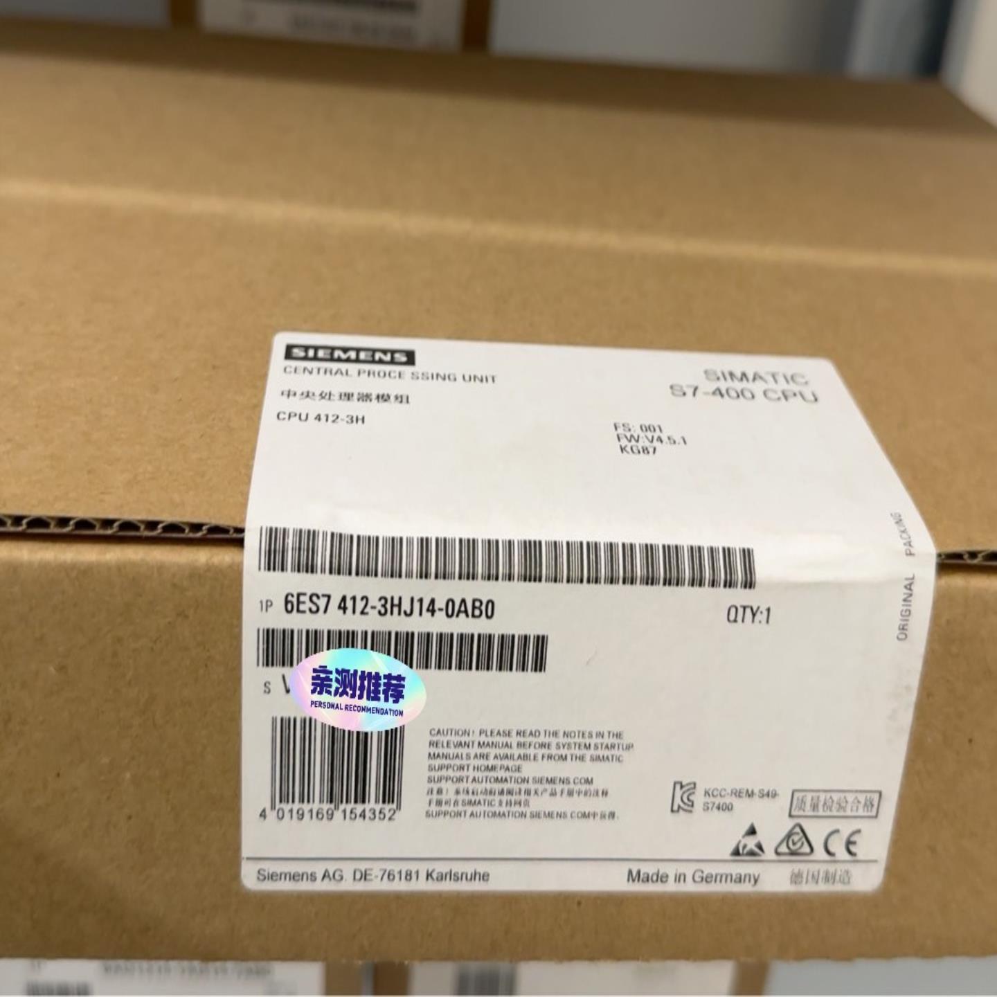 6ES7412-3HJ14-0AB0西门子SIMATIC--议价商品