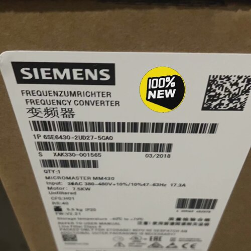 6SE64302UD275CA0全新西门子MM430