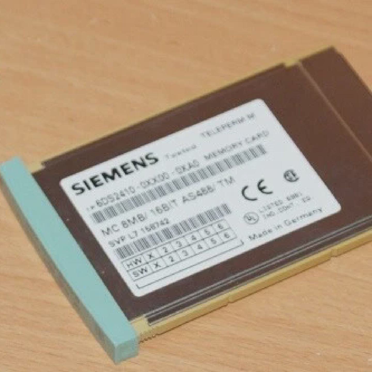 Siemens Memory Card 6DS24100XX000XA0 6DS2 4100XX000XA0