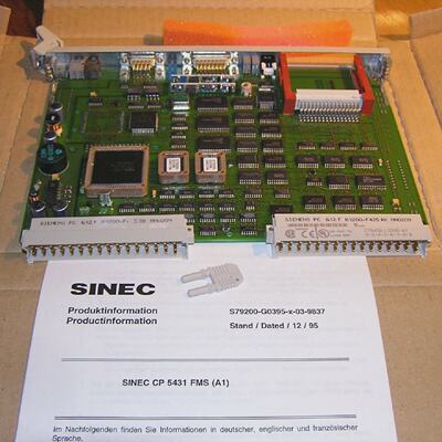 NEW  Siemens 6GK15431AA01 E05 CP5431 FMS A1 C79458L2395A1 or