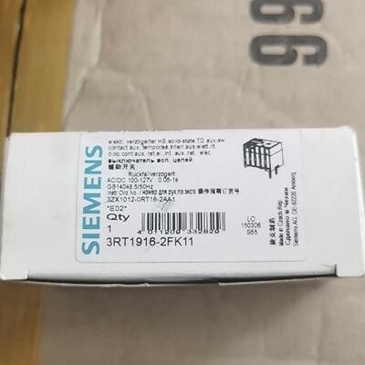 西门子SIEMENS延时辅助开关3RT19162FK11议价