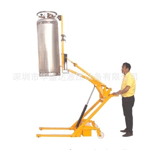便捷式 卸车气瓶曲臂车 电动油桶翻转车手推移动式 周转箱升降油桶装