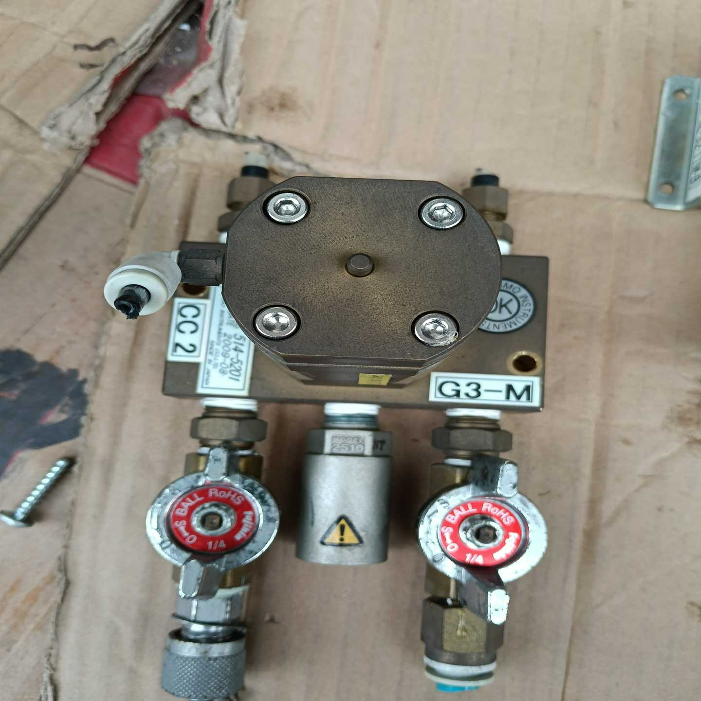 cosmo检漏仪G3-M排气阀AW-101B常开阀，514---议价商品