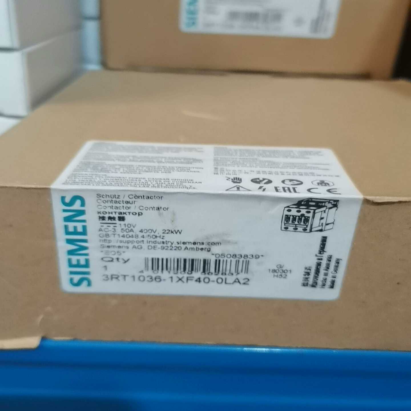 询价3RT1036-1XF40-0LA2接触器,