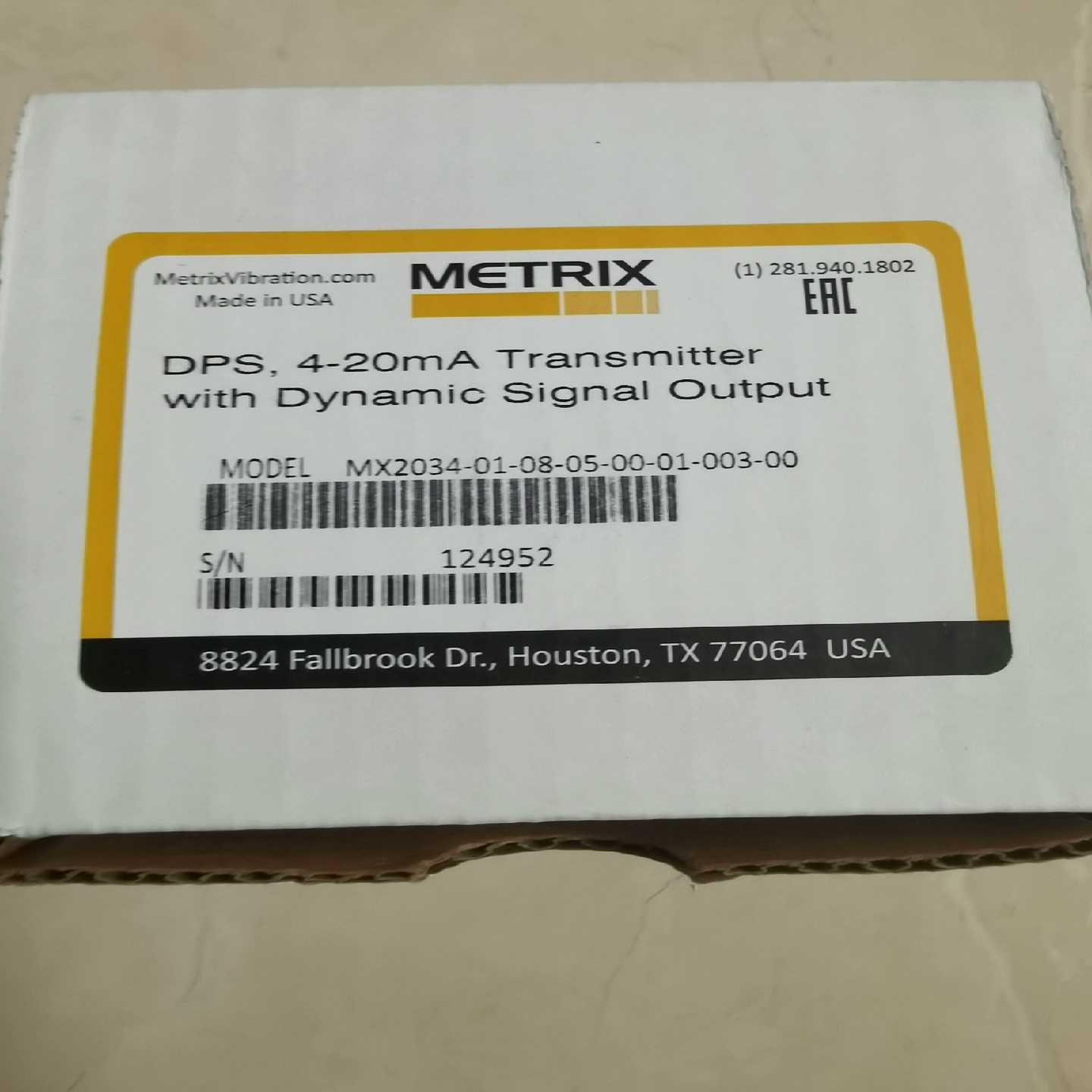 METRIX，MX2034-01-08-05-00-01-0【博航商行】