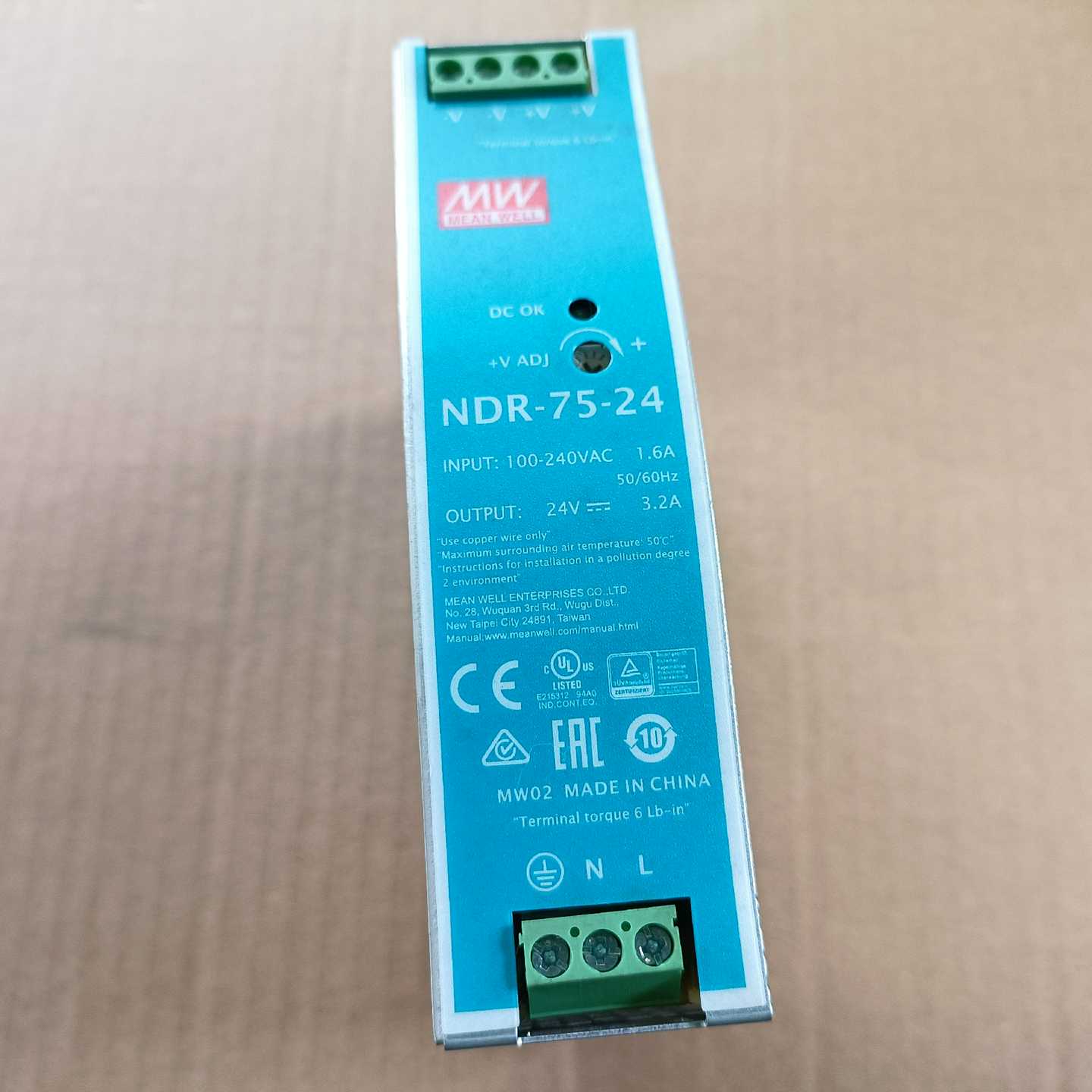 台湾开关电源NDR-75-24询价