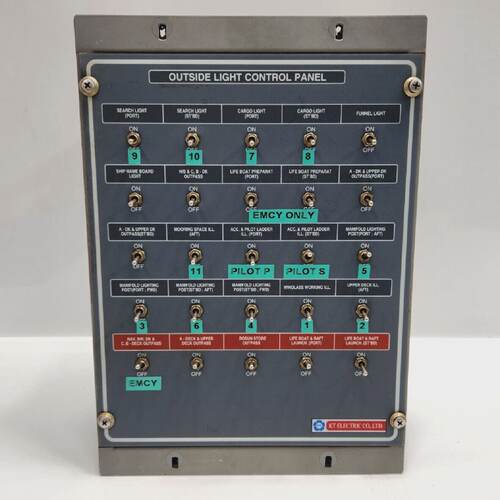 KT ELECTRIC OUTSIDE LIGHT CONTROL PANEL
