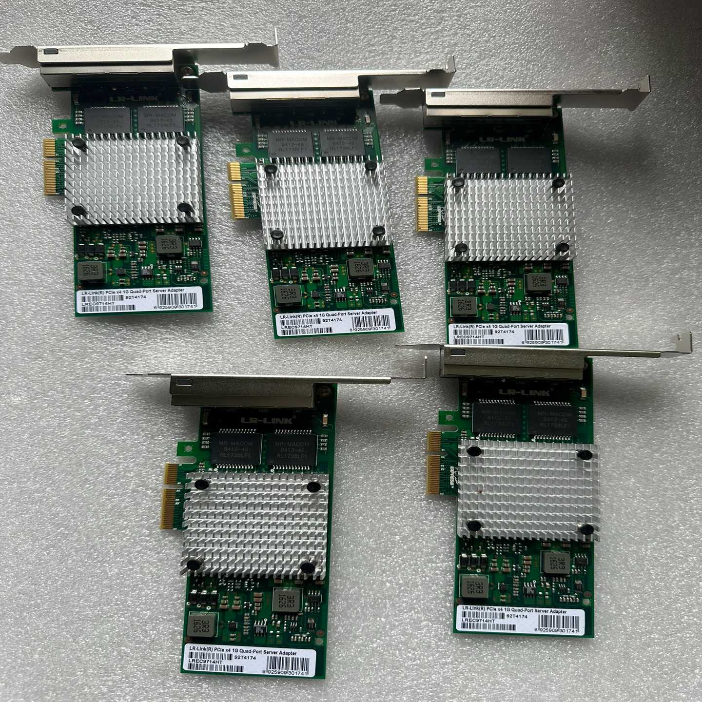 议价LR-LINK联瑞PCIE千兆四电口网卡I210I350英