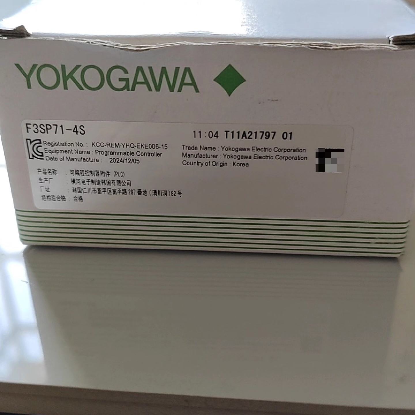 议价--全新YOKOGAWA横河PLC模块F3SP71-4S,韩国原