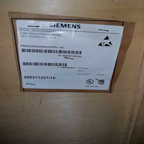 变频调速器6SE7031-5EF60，一台，需议价！~询价