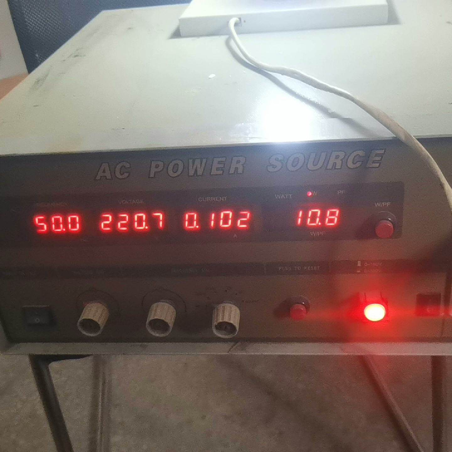 二手台湾普斯AC POWER SOURCE单相交流变频电源p--议价商品