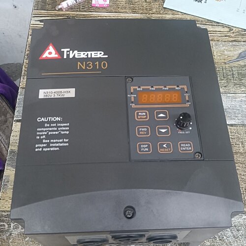 议价N3104005H3X东元380V3.7KW变频器测试