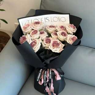 圣诞节礼物玫瑰花曼塔乌梅子酱仿真花束生日礼物送女生闺蜜高级感