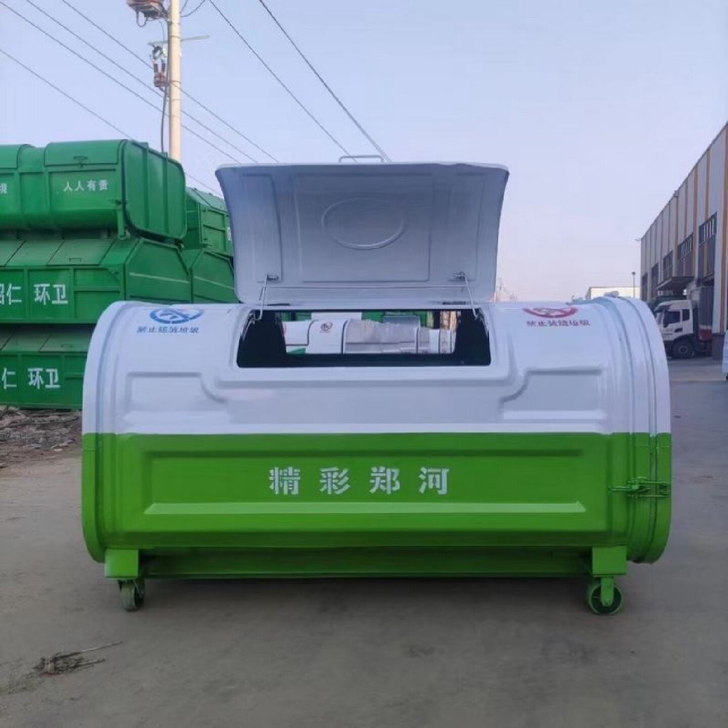 户外垃圾桶不锈钢仿古公园景区庭院加厚大号果皮箱室外分类垃圾箱