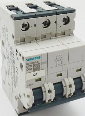 Siemens 5SY43638 MCB D63 400V Leitungsschutzschalter Circuit
