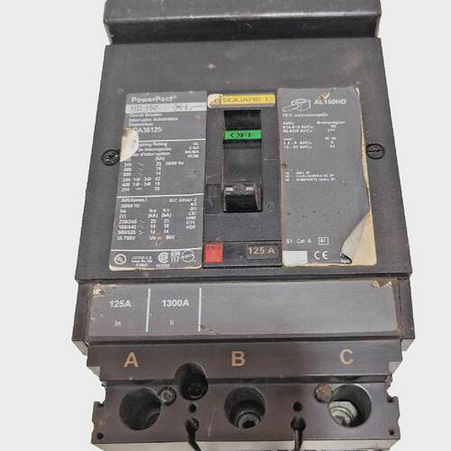*USED TESTED* SQUARE D JDA36125 ThermalMagnetic Circuit Brea