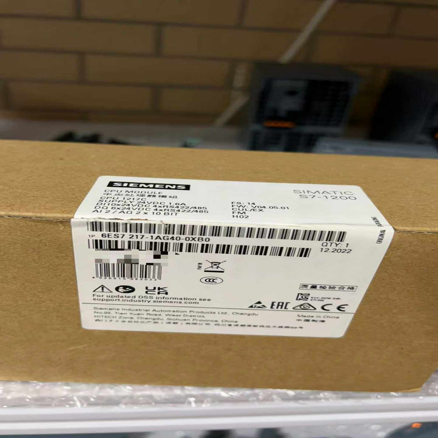 6ES7217-1AG40-0XB0正品未拆封的需要的联系-议价