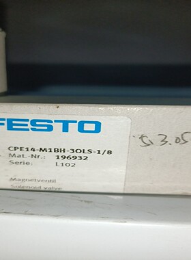 FESTO费斯托CPE14-M1BH-3OLS-1/8~询价