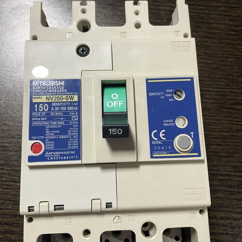 三菱原装正品漏电保护开关型号NV250SW3P1议价