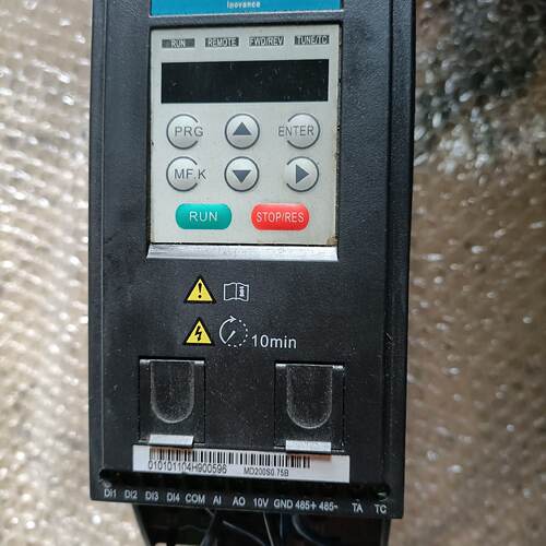 询价-汇川变频器型号MD200SO.75B一台物品成色门实