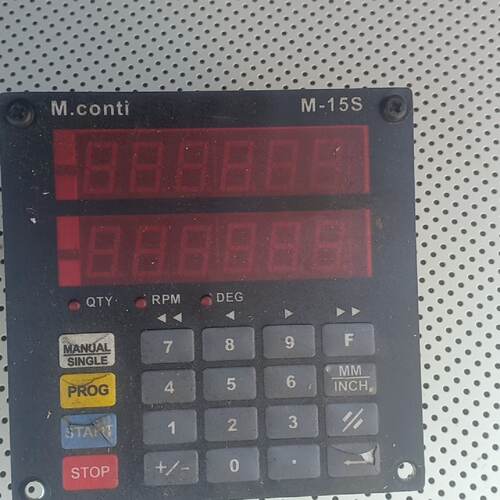 M.conti的m15s磁栅尺砂光机数显表原装拆机实拍-议价