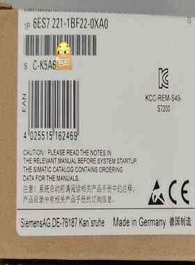 【议价】未拆封6ES7221-1BF22-0XA8/产品质保一年适用