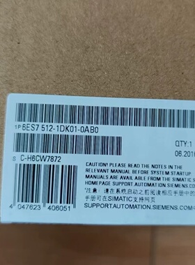 议价6ES7512-1DK01-0AB0中央处理器模组6ES75121DK010AB0