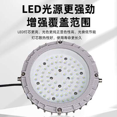 防爆灯20w30w40w50w60w70w加油站厂房车间LED防爆照明灯