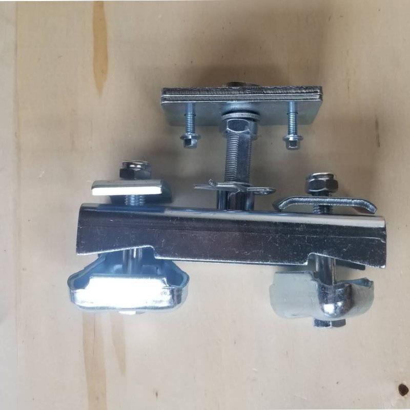 KBK轨道吊挂装置 铝合金轨道配件 140刚性吊点 主梁小车 电缆滑车