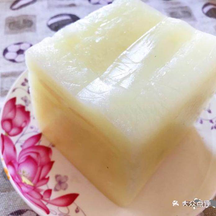 天津美食小吃王老爹绿豆生焖子1份 带麻酱二月二吃焖子