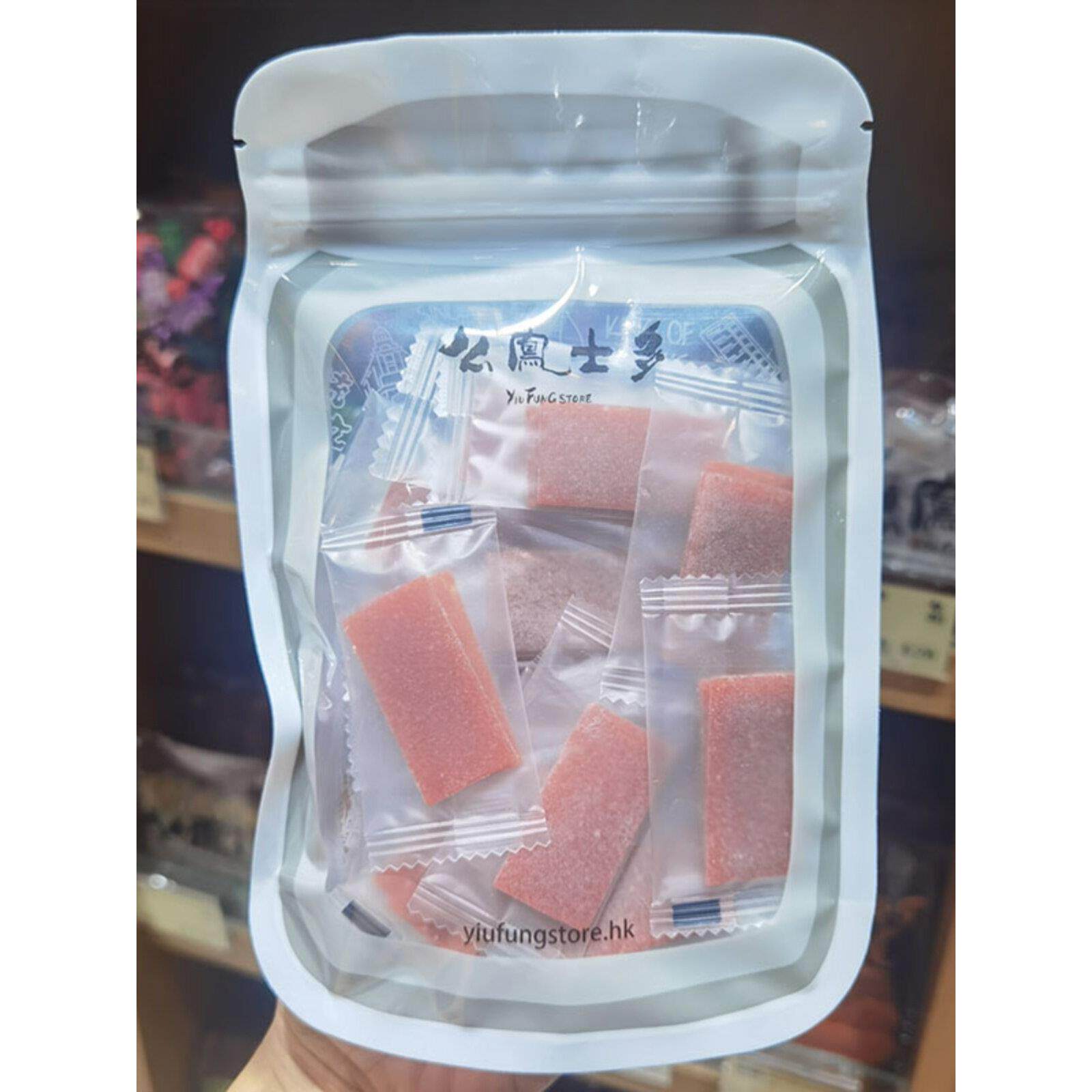 新品香港么凤士多幺凤士多啤梨味话梅片75克草莓味梅片水果干梅干