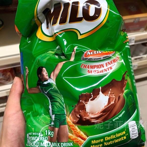 大包装!菲律宾雀巢Nestle美禄MILO巧克力可可粉冲饮营养早餐1KG