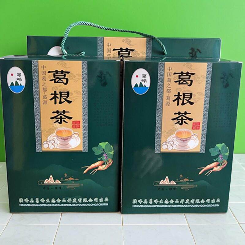 横峰土特产葛峰牌葛根茶(代用茶)野生葛400克礼盒装新品促销