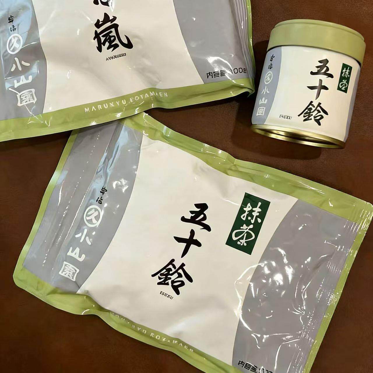 【日本正品】宇治丸久小山园五十铃抹茶粉进口抹茶粉甜品烘焙茶道