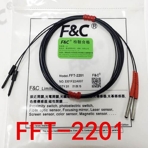 供应原装全新嘉准Φ4 侧面对射F&C光纤感测器FFT-2201 2M正品质量