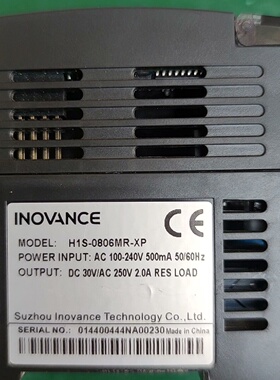 二手折机汇川pLCH1s0806MTXP橙色嘎嘎