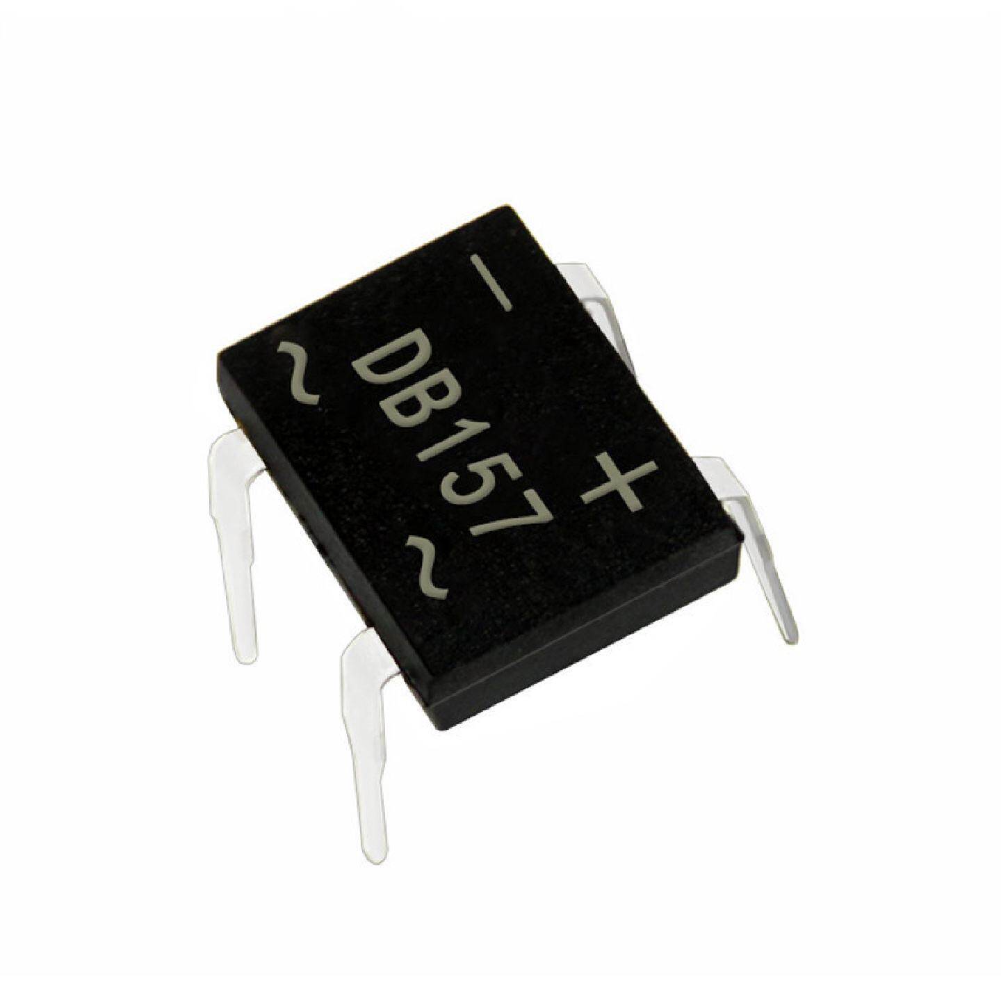 奥德利整流桥DB157桥堆DIP-4直插方桥1.5A1000V进口芯片