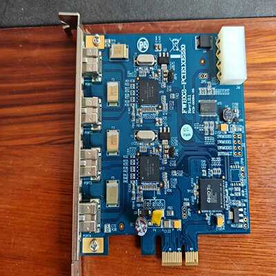 询价影像采集卡，台湾IOIPCI-E转4路1394B接口FWB