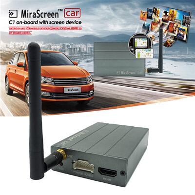 Mirascreen汽车载无线WiFi同屏器车载同屏器推送宝HDMI无线投屏器