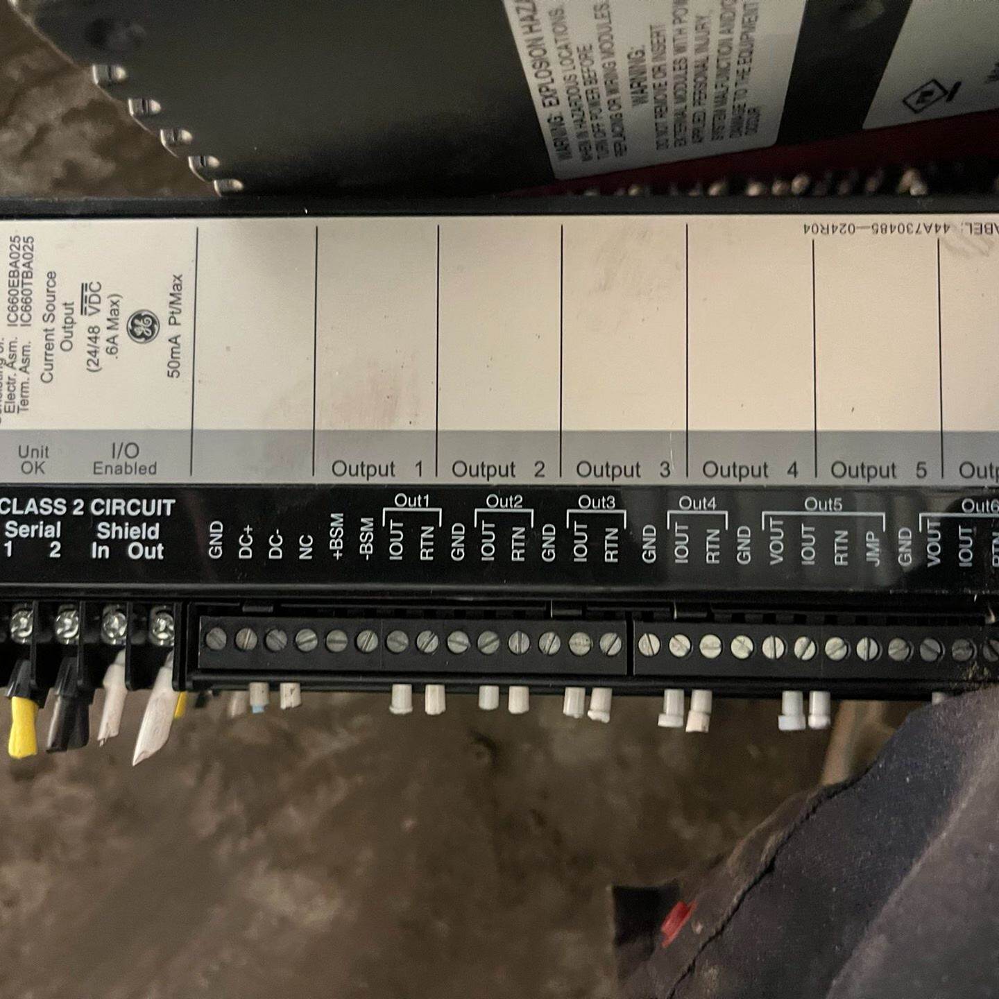 GE PLC模块，型号IC660EBA025M1，电流源输出--议价商品