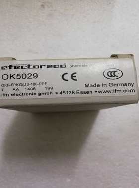 全新易福门IFMOK5029现货*--议价商品