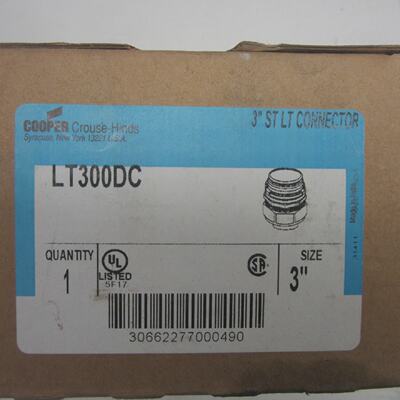 Nuovo Connettore Cooper CrouseHinds LT300DC 3