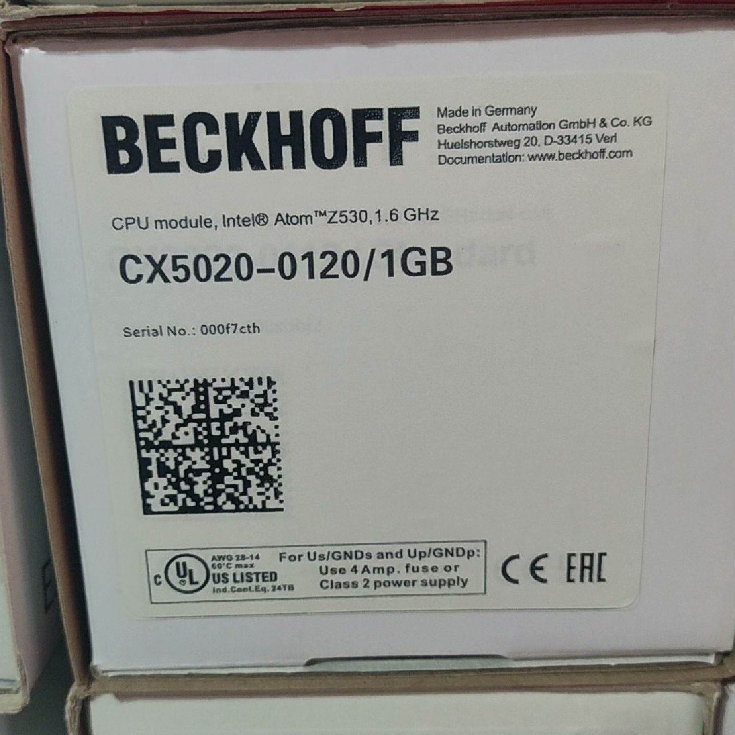 【询价】倍福控制器Cx5020-1100适用