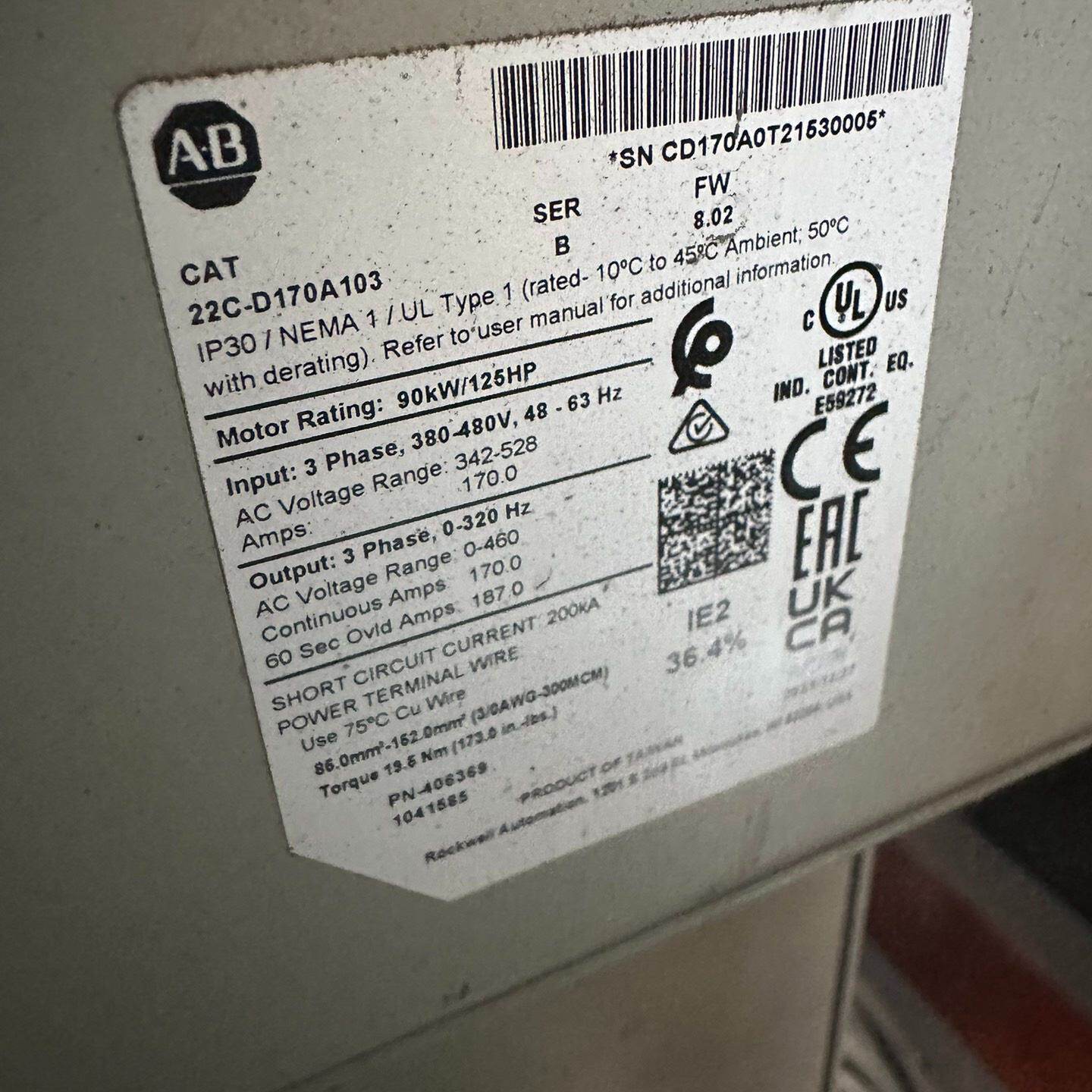 AB罗克韦尔变频器 PowerFlex 400系列--议价商品